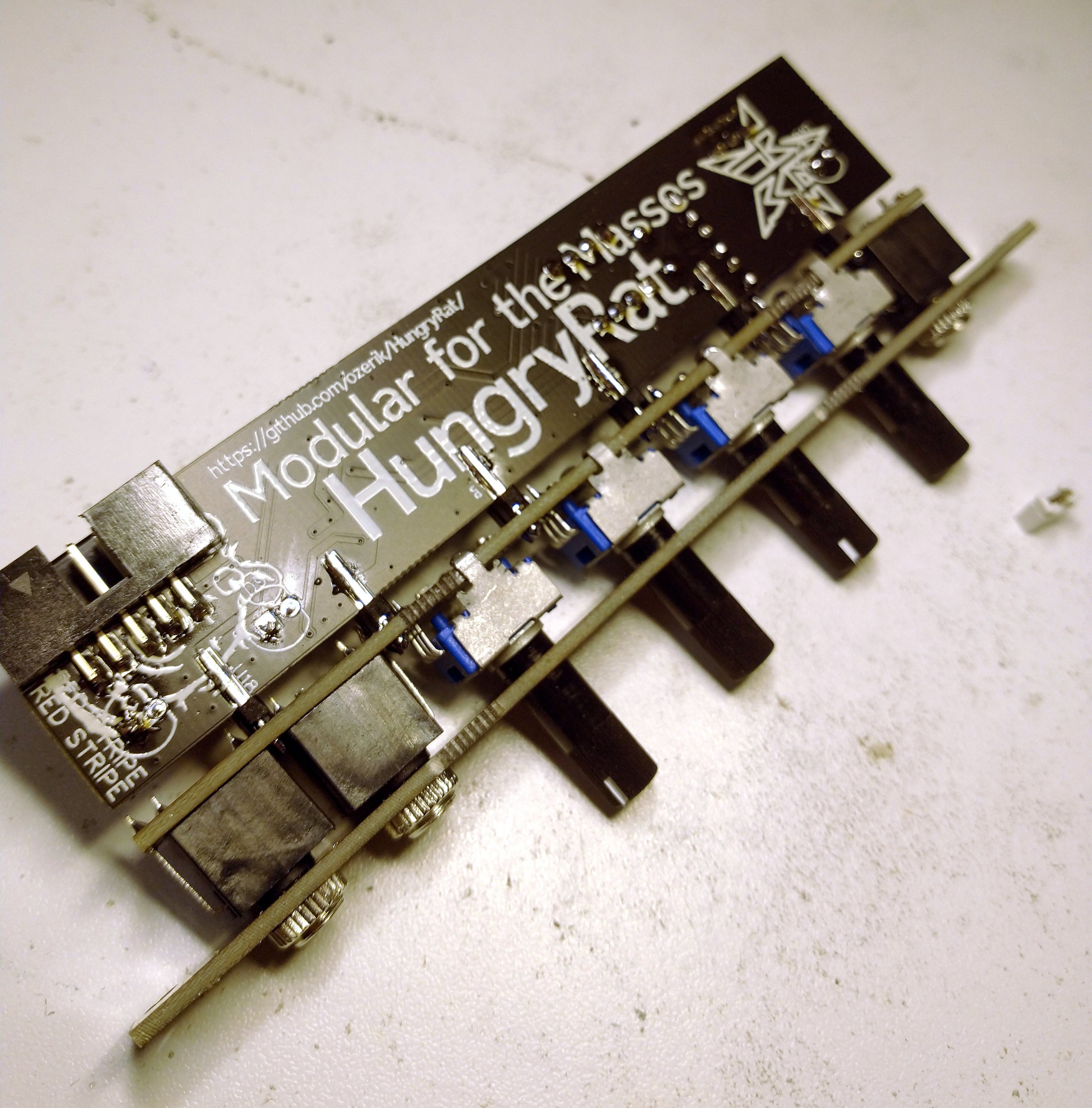 HungryRat distortion module 2HP | Modular for the Masses